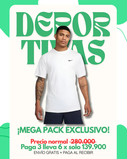 6 Camisetas Deportivas de Alta Gama por Solo $139.000 – Envío Gratis
